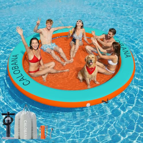 CALOBANA 8ft Round Inflatable Dock